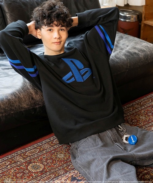 niko and...（ニコアンド）の「【PlayStation(プレイステーション)】限定コインケース付きカラビナ（コインケース・メンズ・ブルー/ブラック・FREE）」の3枚目の写真