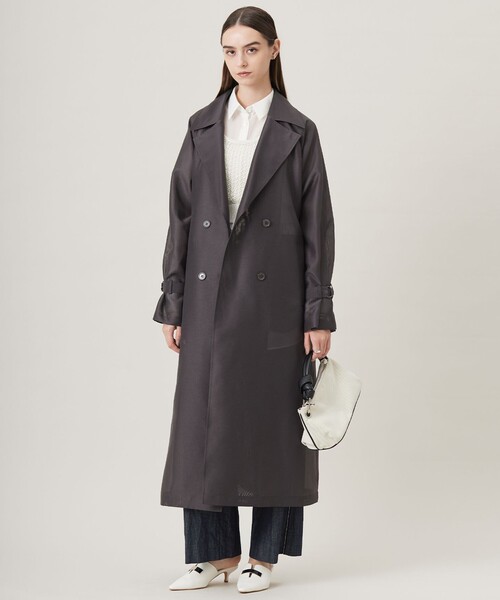 iCB今季新作　シアーフォルムオーガン トレンチコート ICB｜シアーフォルムオーガン トレンチコート | Rakuten Fashion
