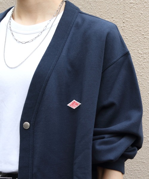 DANTON（ダントン）の「DANTON/ダントン　 Vネックカーディガン　V-NECK CARDIGAN　DT-C0406 CIN（カーディガン/ボレロ・レディース・チャコールグレー/ナチュラル/トップグレー/ネイビー・38/40/42）」の14枚目の写真