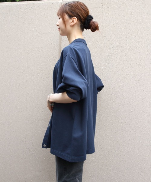 DANTON（ダントン）の「DANTON/ダントン　 Vネックカーディガン　V-NECK CARDIGAN　DT-C0406 CIN（カーディガン/ボレロ・レディース・チャコールグレー/ナチュラル/トップグレー/ネイビー・38/40/42）」の17枚目の写真