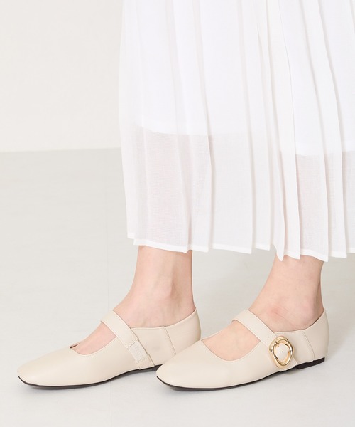 WA ORiental TRaffic(ダブルエーオリエンタルトラフィック)の「柔らかストラップフラットパンプス 52104(パンプス・レディース・ブラック/ベージュ/ゴールド・40/38/39/41/42/43/35/36/37/34/33)」の20枚目の写真