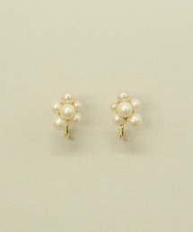 ◆金属アレルギー対応◆◆made in japan◆【痛くない】【落ちにくい】【ストレスフリーな着け心地】バブルパール ループフィットイヤリング