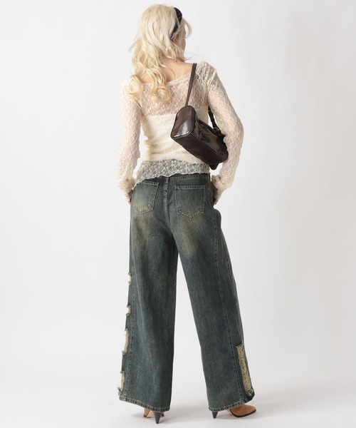 FOREVER 21（フォーエバー トゥエンティーワン）の「【2025SS】アソートシアー2WAYショルダートップス（Tシャツ/カットソー・レディース・グレー/オフホワイト/カーキ/ブラック・MEDIUM/SMALL）」の7枚目の写真