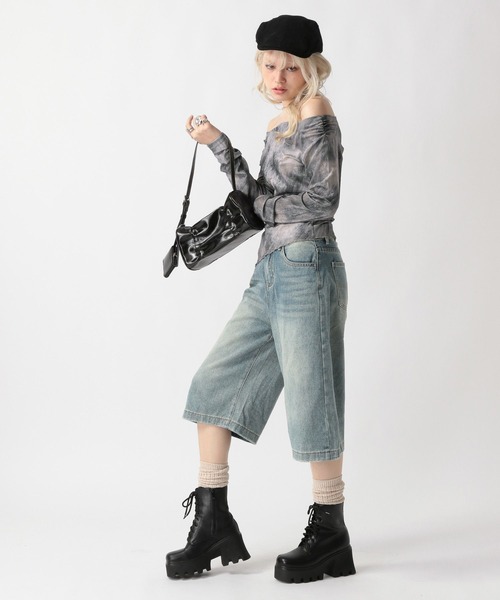 FOREVER 21（フォーエバー トゥエンティーワン）の「【2025SS】アソートシアー2WAYショルダートップス（Tシャツ/カットソー・レディース・グレー/オフホワイト/カーキ/ブラック・MEDIUM/SMALL）」の16枚目の写真