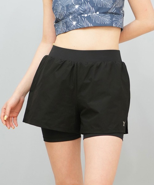 ラナー　絞り染ショートパンツ　Sサイズ Hurley/ハーレー インナー付/ショートパンツ/水陸両用/UVケア