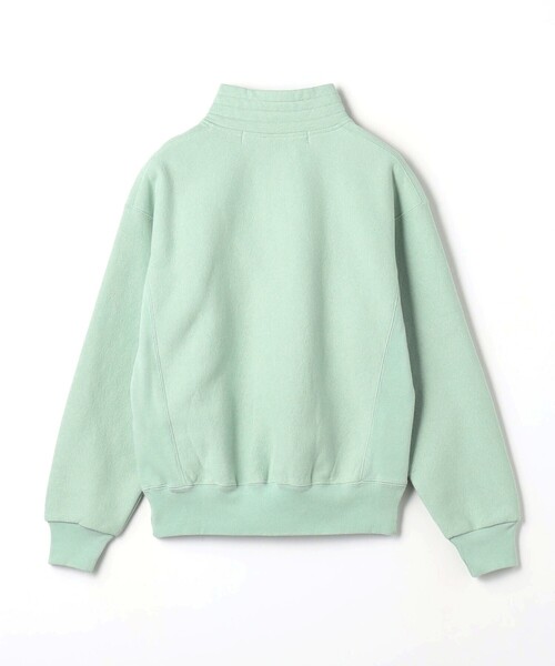 CITEN(シテン)の「<CITEN>ヒュージリバースハーフジップスウェット(スウェット・メンズ・ライトグレー/ライム/ベージュ・S/M/L)」の17枚目の写真