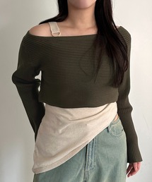 アシメタンク×リブニットセット【ZOZOTOWN限定アイテム】