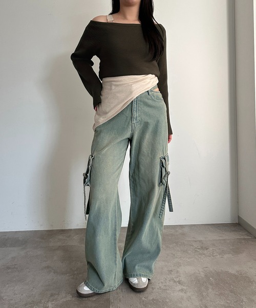 apres jour mignon(アプレジュールミニョン)の「アシメタンク×リブニットセット【ZOZOTOWN限定アイテム】(ニット/セーター・レディース・ブラウン系その他/ブラック/ネイビー・フリー/X-LARGE)」の19枚目の写真