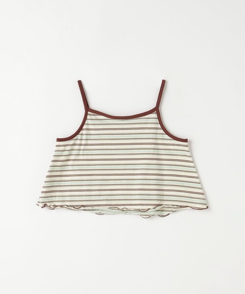 green label relaxing（グリーンレーベルリラクシング）の「マルチボーダー キャミ+プルオーバー セット / キッズ  140cm-160cm（Tシャツ/カットソー・キッズ・ライトブルー/ライラック/オフホワイト・150cm/160cm/140cm）」の10枚目の写真