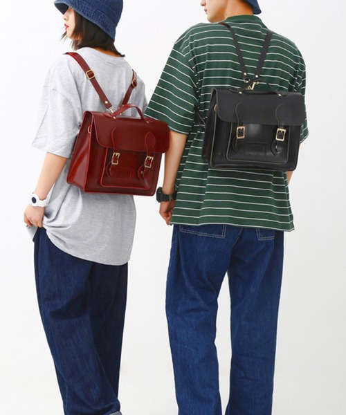 クラシカルバックル レザー バックパック WO25S3BG02【WB
