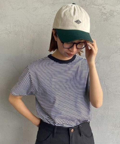 DANTON（ダントン）の「[DANTON/ダントン] 6パネル チノクロスバイカラーキャップ（キャップ・レディース・グリーン/ベージュ・F）」の8枚目の写真