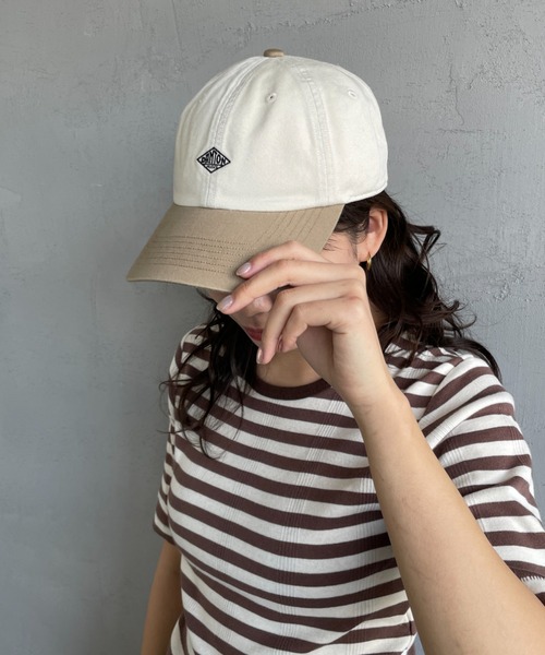 DANTON（ダントン）の「[DANTON/ダントン] 6パネル チノクロスバイカラーキャップ（キャップ・レディース・グリーン/ベージュ・F）」の13枚目の写真