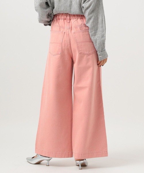 BAYFLOW（ベイフロー）の「[ストレッチ入り]カラーバギーデニム（デニムパンツ・レディース・オレンジ/グリーン/ピンク・SMALL/MEDIUM）」の10枚目の写真