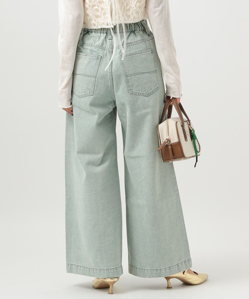 BAYFLOW（ベイフロー）の「[ストレッチ入り]カラーバギーデニム（デニムパンツ・レディース・オレンジ/グリーン/ピンク・SMALL/MEDIUM）」の19枚目の写真