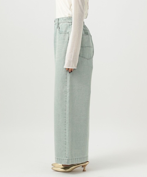 BAYFLOW（ベイフロー）の「[ストレッチ入り]カラーバギーデニム（デニムパンツ・レディース・オレンジ/グリーン/ピンク・SMALL/MEDIUM）」の21枚目の写真