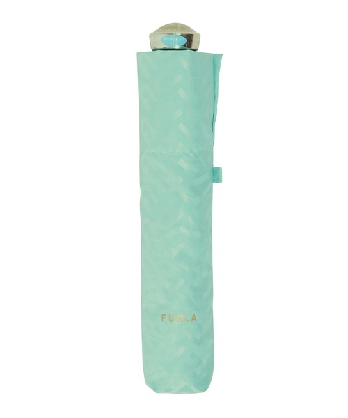 FURLA フルラ くすみブルー系ハンドバッグ 折りたたみ傘可 ペットボトル可 折りたたみ傘 軽量 'BEAR'(折りたたみ傘)|FURLA(フルラ)の
