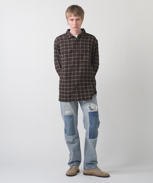 Levi's(リーバイス)の「Levi's/リーバイス 501(R) ジーンズ ミディアムインディゴ(デニムパンツ・メンズ・インディゴブルー・W28 L32/W29 L32/W30 L32/W31 L32/W32 L32/W33 L32/W34 L32/W36 L32)」の11枚目の写真