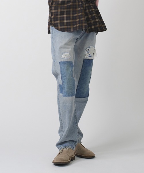 Levi's(リーバイス)の「Levi's/リーバイス 501(R) ジーンズ ミディアムインディゴ(デニムパンツ・メンズ・インディゴブルー・W28 L32/W29 L32/W30 L32/W31 L32/W32 L32/W33 L32/W34 L32/W36 L32)」の5枚目の写真