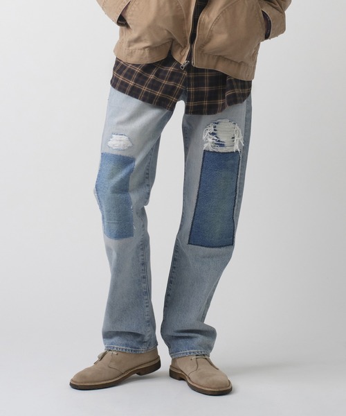 Levi's(リーバイス)の「Levi's/リーバイス 501(R) ジーンズ ミディアムインディゴ(デニムパンツ・メンズ・インディゴブルー・W28 L32/W29 L32/W30 L32/W31 L32/W32 L32/W33 L32/W34 L32/W36 L32)」の7枚目の写真