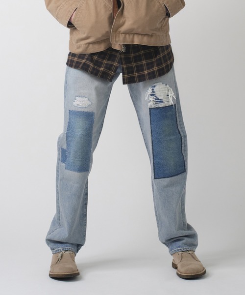 Levi's(リーバイス)の「Levi's/リーバイス 501(R) ジーンズ ミディアムインディゴ(デニムパンツ・メンズ・インディゴブルー・W28 L32/W29 L32/W30 L32/W31 L32/W32 L32/W33 L32/W34 L32/W36 L32)」の8枚目の写真