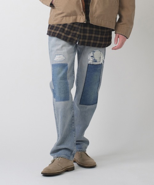 Levi's(リーバイス)の「Levi's/リーバイス 501(R) ジーンズ ミディアムインディゴ(デニムパンツ・メンズ・インディゴブルー・W28 L32/W29 L32/W30 L32/W31 L32/W32 L32/W33 L32/W34 L32/W36 L32)」の9枚目の写真