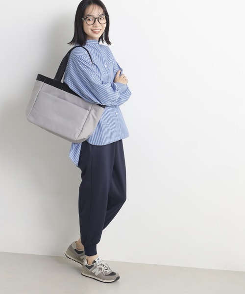 FOUND GOOD（ファウンドグッド）の「スクエアトート（トートバッグ・レディース・ブラック/グレー系5/ブルー系5/グレー系8・FREE）」の8枚目の写真