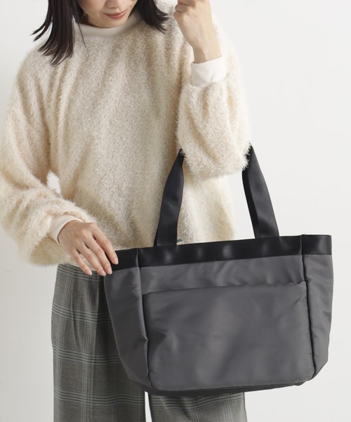 FOUND GOOD（ファウンドグッド）の「スクエアトート（トートバッグ・レディース・ブラック/グレー系5/ブルー系5/グレー系8・FREE）」の10枚目の写真