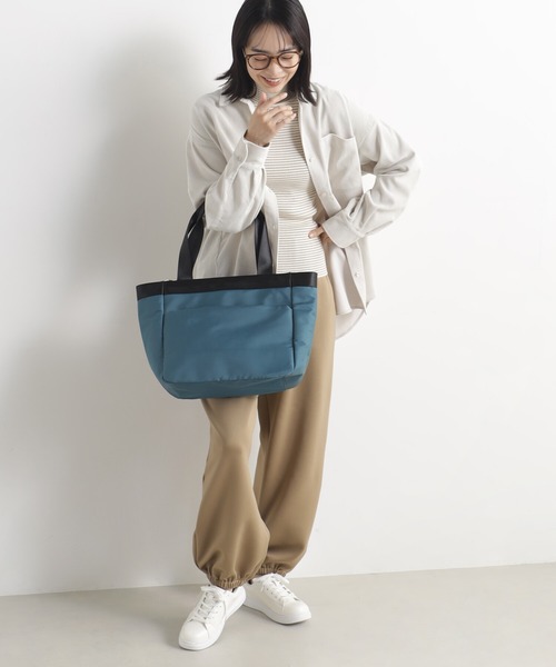 FOUND GOOD（ファウンドグッド）の「スクエアトート（トートバッグ・レディース・ブラック/グレー系5/ブルー系5/グレー系8・FREE）」の11枚目の写真