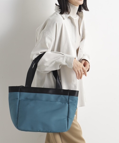 FOUND GOOD（ファウンドグッド）の「スクエアトート（トートバッグ・レディース・ブラック/グレー系5/ブルー系5/グレー系8・FREE）」の12枚目の写真