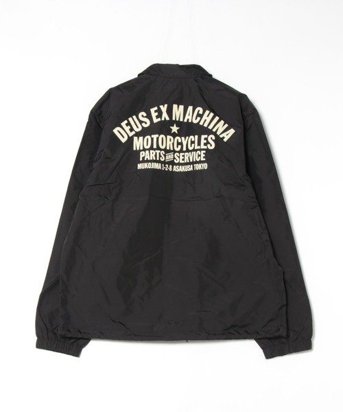 DEUS EX MACHINA(デウスエクスマキナ)の「TOKYO COACH(ナイロンジャケット・メンズ・カーキ/ネイビー/ブラック・LARGE/XX-LARGE/SMALL/MEDIUM/X-LARGE)」の4枚目の写真