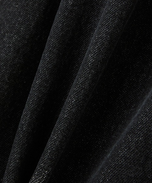 ILLMAZE（イルメイズ）の「【ILLMAZE】Low-rise silver foil wide denim / ローライズ 箔コーティング ワイドデニムパンツ（デニムパンツ・メンズ・ブラック・L/M/S）」の18枚目の写真