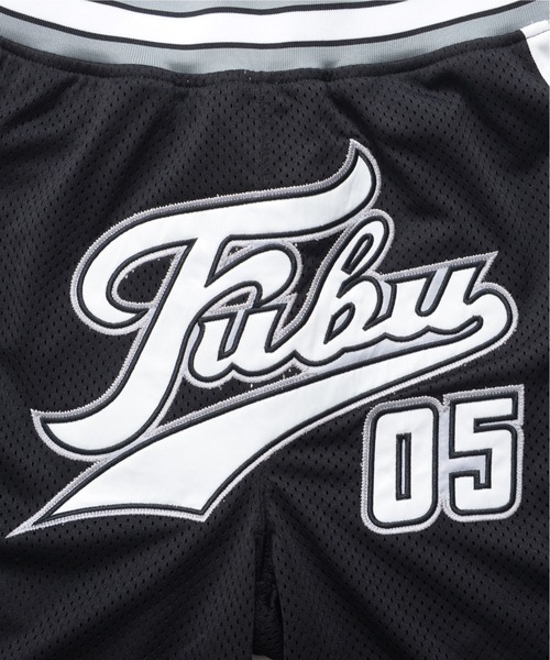 FUBU( フブ)の「FUBU フブ ブランド ロゴ ワッペン 刺繍 アメカジ 軽量 メッシュ バスケット ショートパンツ ハーフパンツ(その他パンツ・メンズ・ブラック/ネイビー/サックスブルー/ホワイト・M/L/XL/XXL)」の15枚目の写真