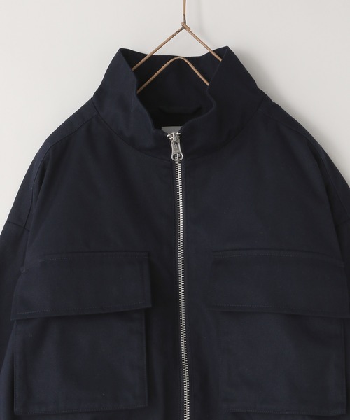 LOWRYS FARM(ローリーズファーム)の「TCBIGポケットジャケット 290623(ミリタリージャケット・キッズ・ネイビー/ベージュ・120cm/110cm/150cm/140cm/130cm)」の3枚目の写真
