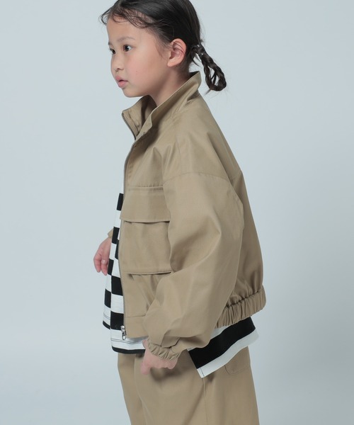 LOWRYS FARM(ローリーズファーム)の「TCBIGポケットジャケット 290623(ミリタリージャケット・キッズ・ネイビー/ベージュ・120cm/110cm/150cm/140cm/130cm)」の19枚目の写真