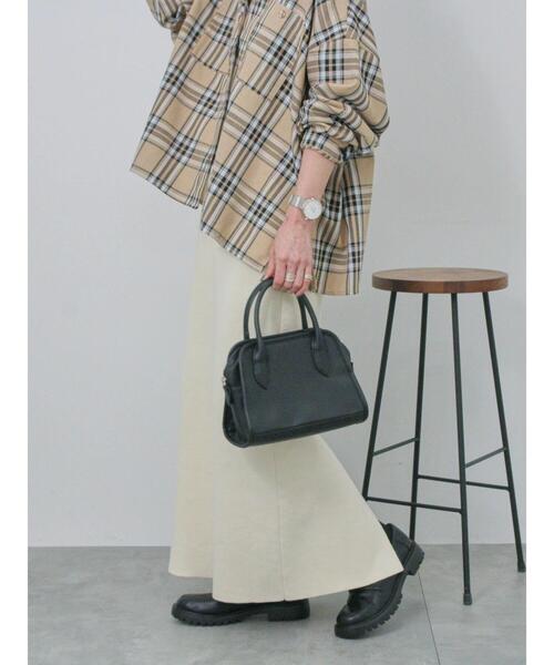 Samansa Mos2 blue（サマンサモスモスブルー）の「◎ニットタイトスカート（スカート・レディース・チャコールグレー/ブラック/オフホワイト・F）」の5枚目の写真