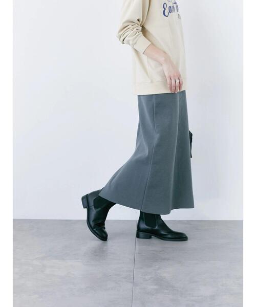 Samansa Mos2 blue（サマンサモスモスブルー）の「◎ニットタイトスカート（スカート・レディース・チャコールグレー/ブラック/オフホワイト・F）」の14枚目の写真