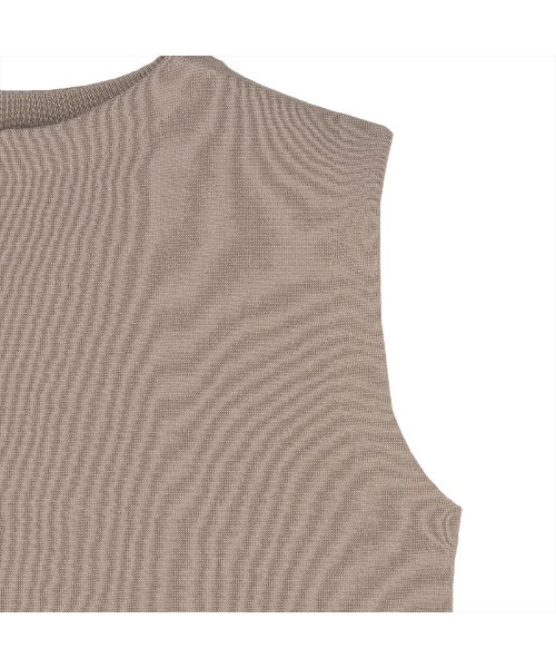 TOKYO SHIRTS（トウキョウシャツ）の「ミラノサイドボタン レディースニットベスト（ベスト・レディース・ブラック/ブラウン・M/L）」の16枚目の写真