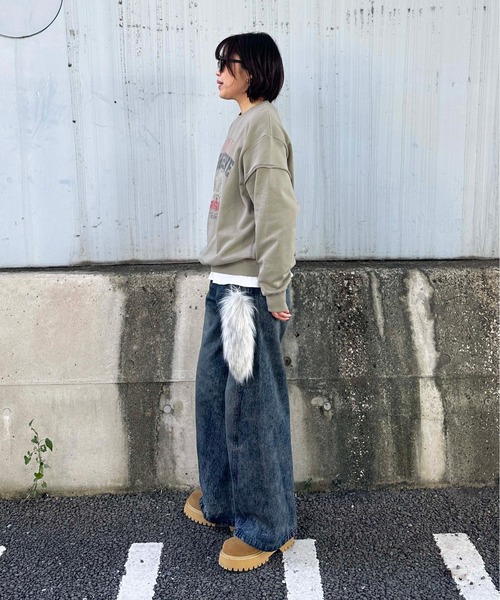 sedacle(セダクル)の「ステッチヴィンテージプリントスウェット(Tシャツ/カットソー・メンズ・ネイビー/ベージュ/アイボリー・SMALL/MEDIUM/LARGE)」の22枚目の写真