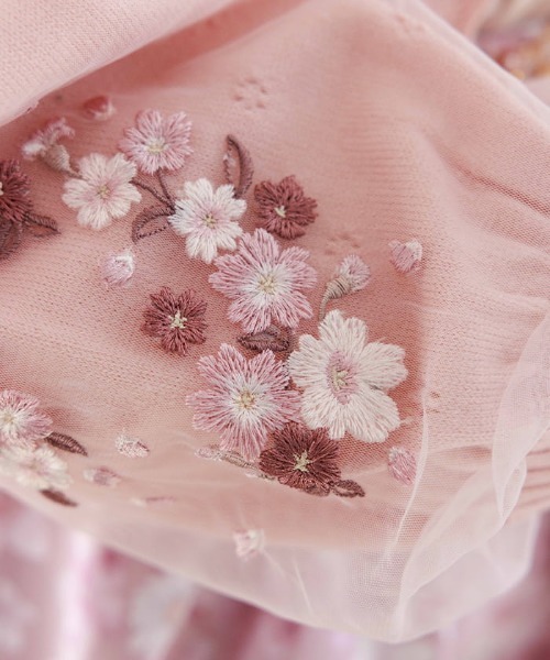 axes femme(アクシーズファム)の「サクラ刺繍チュール袖カーディガン(カーディガン/ボレロ・レディース・ピンク/ラベンダー/キナリ・FREE)」の8枚目の写真