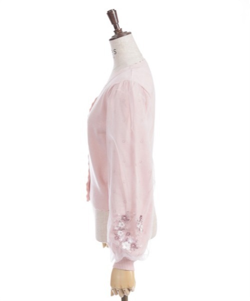 axes femme(アクシーズファム)の「サクラ刺繍チュール袖カーディガン(カーディガン/ボレロ・レディース・ピンク/ラベンダー/キナリ・FREE)」の21枚目の写真