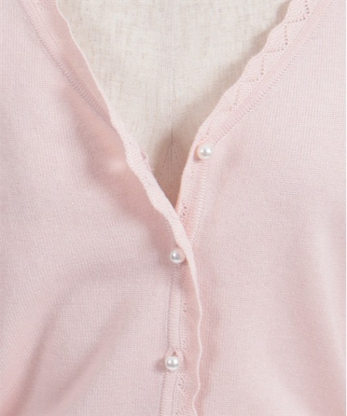 axes femme(アクシーズファム)の「サクラ刺繍チュール袖カーディガン(カーディガン/ボレロ・レディース・ピンク/ラベンダー/キナリ・FREE)」の17枚目の写真