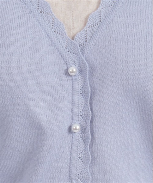 axes femme(アクシーズファム)の「サクラ刺繍チュール袖カーディガン(カーディガン/ボレロ・レディース・ピンク/ラベンダー/キナリ・FREE)」の15枚目の写真