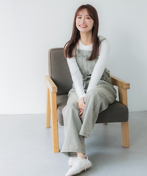 coca（coca）（コカ）の「【WEB限定セール】デニムサロペット（サロペット/オーバーオール・レディース・ライトブルー/ブルー・M/L）」の12枚目の写真