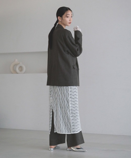 LOWRYS FARM（ローリーズファーム）の「2WAYレースワンピースLS