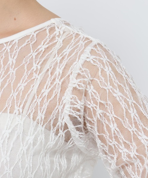 LOWRYS FARM（ローリーズファーム）の「２ＷＡＹレースワンピースＬＳ 322846（ワンピース・レディース・アイボリー/ブラック・FREE）」の17枚目の写真