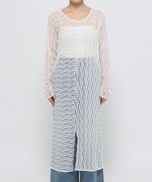 FKmrya♡ページ セール】2WAYレースワンピースLS 322846（ワンピース