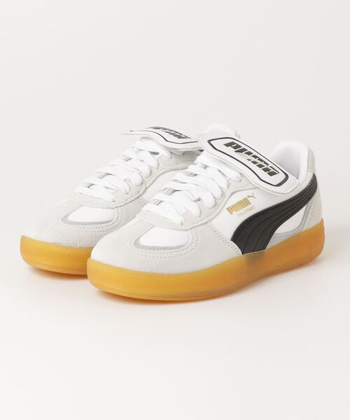 PUMA(プーマ)の「PALERMO MODA TONGUE WNS(スニーカー・レディース・ホワイト×ブラック・24.0cm/23.5cm)」の1枚目の写真
