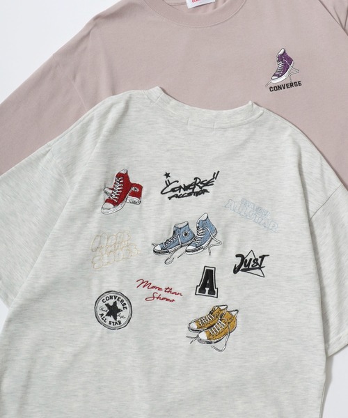 【STONE 】コットンフリース コンパス刺繍ロゴ Tシャツ 限定展開】TIGER LOGO PRINT TEE｜CONVERSE TOKYO (コンバース