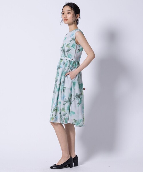 TOCCA(トッカ)の「FULL BLOOM PEONY ドレス(ワンピース・レディース・グリーン系5/ピンク系5・0/2/4/6)」の12枚目の写真