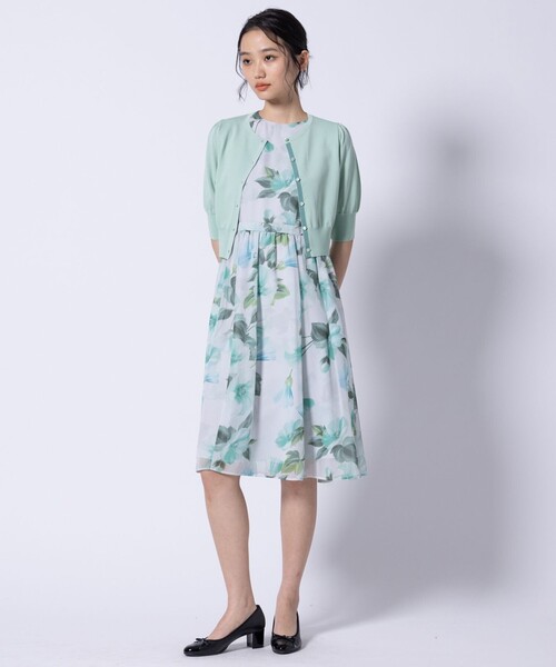 TOCCA(トッカ)の「FULL BLOOM PEONY ドレス(ワンピース・レディース・グリーン系5/ピンク系5・0/2/4/6)」の16枚目の写真